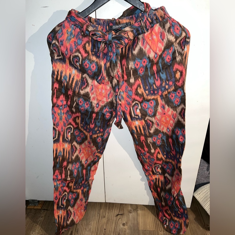 Anthropology Patterned Pants